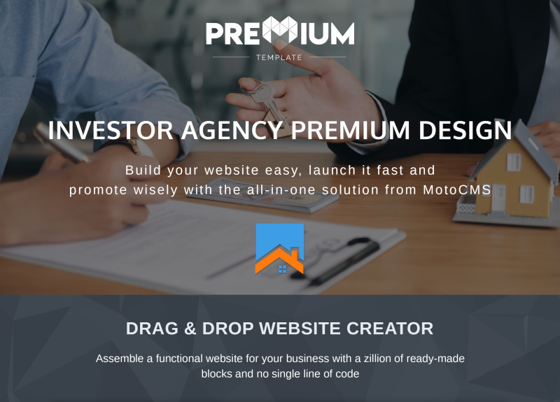REALTY Estate investor agency Moto CMS 3 Template