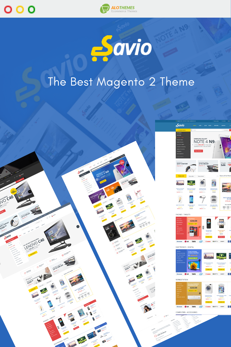 Savio - Digital & Electronic Marketplace Magento Theme