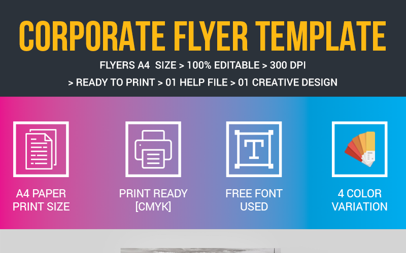Download Фирменный стиль "Business Flyer - Corporate Identity Template" / Business Flyer - Corporate Identity Template - Фирменный стиль на тему графика flyer business corporate print design graphic creative corporate