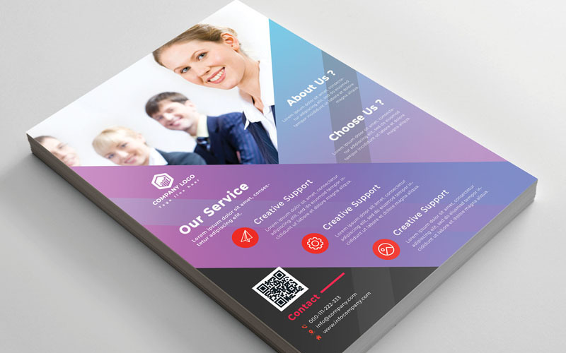 Download Фирменный стиль "Creative Business flyer - Corporate Identity Template" / Creative Business flyer - Corporate Identity Template - Фирменный стиль на тему графика advertisements business flyer clean company profile consulting corporate creative design editable education financial free font letter magazine ads management marketing