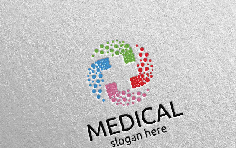 Cross Medical Hospital Design 95 Logo sjabloon