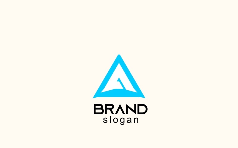 Buchstabe A Logo-Vorlage