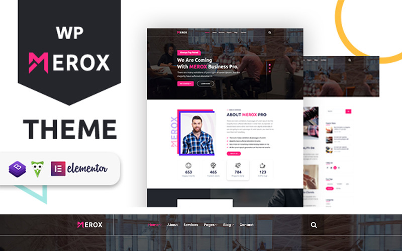 Merox - WordPress-tema för företag