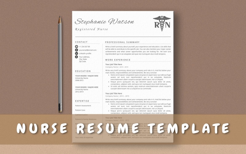 Download Резюме "Stephanie Watson Ms Word Nurse Resume Template" / Stephanie Watson Ms Word Nurse Resume Template - Резюме на тему графика nursing,nurse,medical,cv,professional,references,salary,expectations,icons,modern,creative,simple,lebenslauf,registered nurse,cover letter,curriculum vitae,resume template,cv template