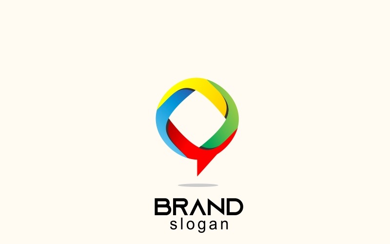 Download Шаблон логотипа "swirl circle Logo Template" / swirl circle Logo Template - Шаблон логотипа на тему графика apps map mpas gps swirl corporate