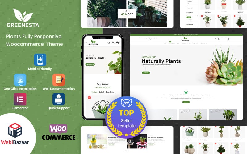Greenesta Organic - motyw WooCommerce dla sklepu spożywczego i spożywczego