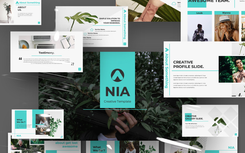 Nia Pitch Deck Präsentation Google Slides