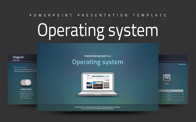 Operating system PowerPoint template TemplateMonster