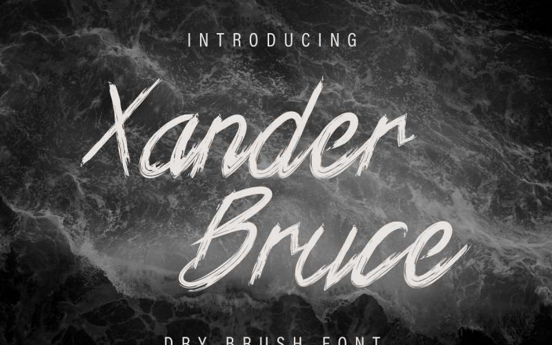 Xander Bruce lettertype