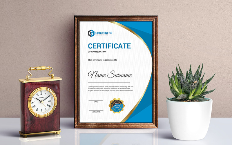 Achievement Vol 2 Certificate Template