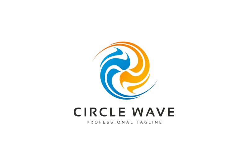 Download Шаблон логотипа "Circle Wave Logo Template" / Circle Wave Logo Template - Шаблон логотипа на тему графика abstract,aqua,blue,business,circular,corporate,creative,curve,decorative,deep,design,fresh,ocean,psd,round,sand,sea,water,wave