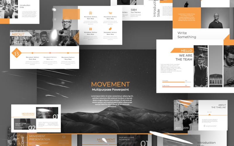 presentation templates with movement