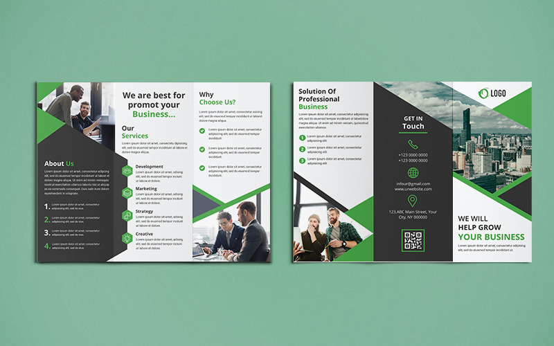 Download Фирменный стиль "Trifold Brochure Design - Corporate Identity Template" / Trifold Brochure Design - Corporate Identity Template - Фирменный стиль на тему графика corporate,business,agency,company,brochure,brochure design,a4 brochure,tri,trifold,trifold brochure,print,marketing,template,us letter,design,3fold,print brochure,advertisement,advertising,co