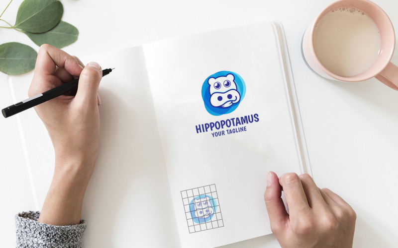 Download Шаблон логотипа "unique hippos Logo Template" / unique hippos Logo Template - Шаблон логотипа на тему зоопарк logo,illustration,graphic,animal,template,cartoon,cute,hippo,wildlife,zoo,abstract,head,logotype,face,hippopotamus,character,vector,unique,creative,mascot