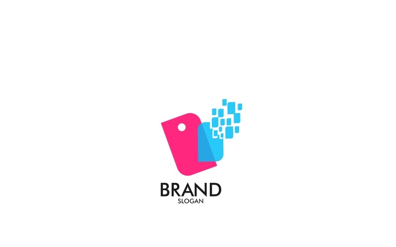 Digital Bird Logo Template