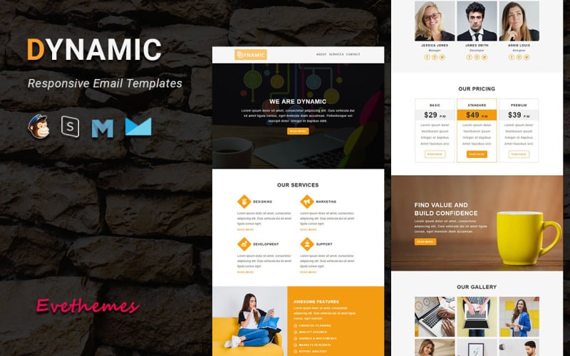 DYNAMIC - Responsive Email Newsletter Template