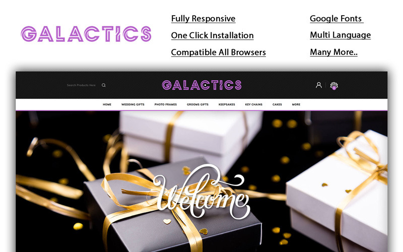 Gift Store OpenCart Template