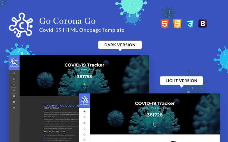 GOCORONAGO - AWARENESS HTML Website Template