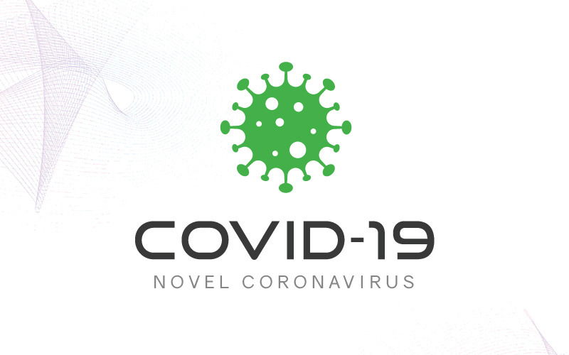 Covid-19 Logo sjabloon