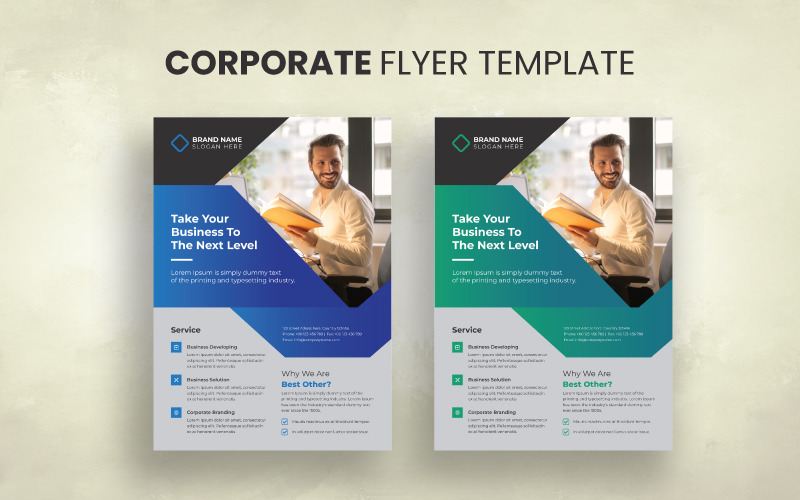 Download Фирменный стиль "Flyer - Corporate Identity Template" / Flyer - Corporate Identity Template - Фирменный стиль на тему графика a4,advertisement,advertising,agency,business,flyer,clean,company,consultant,corporate,creative,design,handout,leaflet,magazine,marketing,modern,multipurpose,newspaper,pamphlet,photoshop,poste