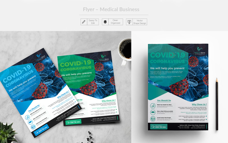Flyer - Medical Business - Corporate Identity Template