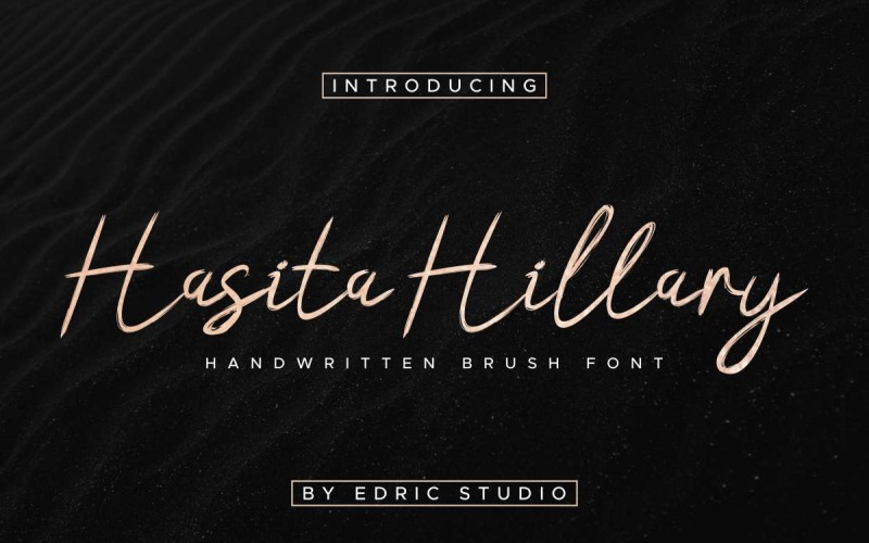 Hasita Hillary Font