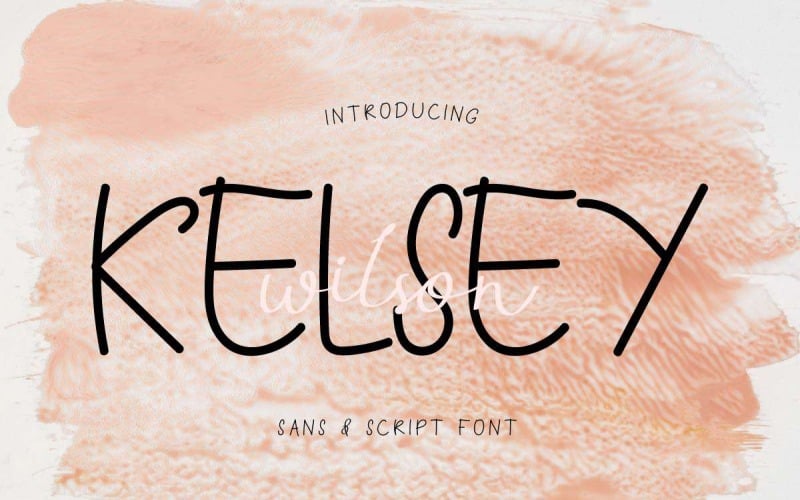 Kelsey Wilson Písmo