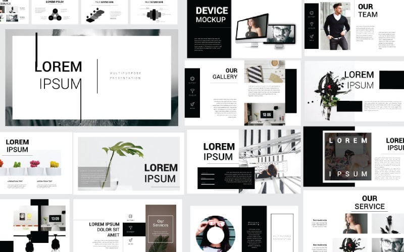 Lorem Ipsum-Präsentation PowerPoint-Vorlage