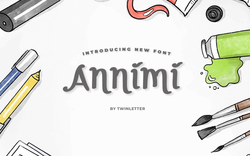 Annimi Schriftart