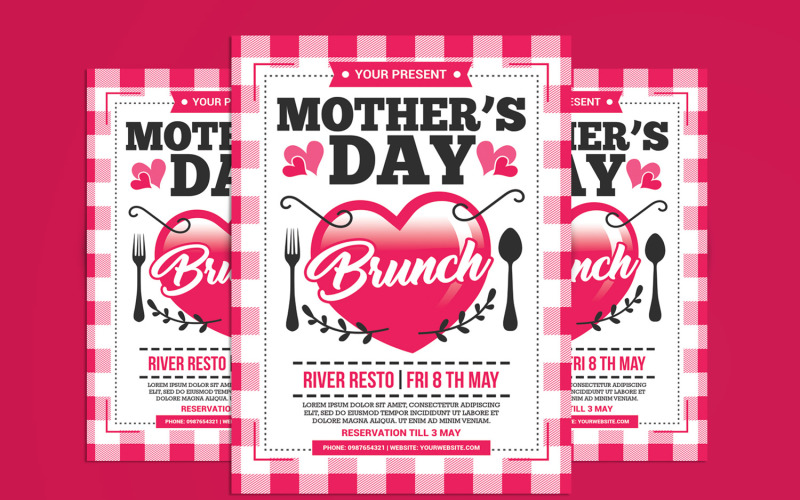 Download Фирменный стиль "Mothers Day Brunch Flyer - Corporate Identity Template" / Mothers Day Brunch Flyer - Corporate Identity Template - Фирменный стиль на тему графика brunch,celebration,colorful,colourful,day,drink,drinks,festival,flat,flyer,fresh,gift,happy,mothers,holiday,love,modern,mom,moms,party,night,post,postcard,print,ready,spring,valentines