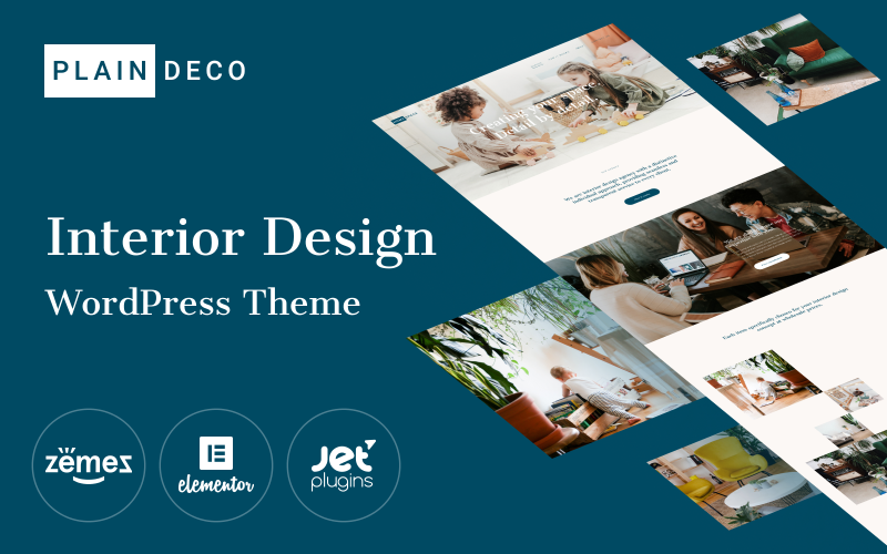 PlainDeco - Interior Design WordPress Theme