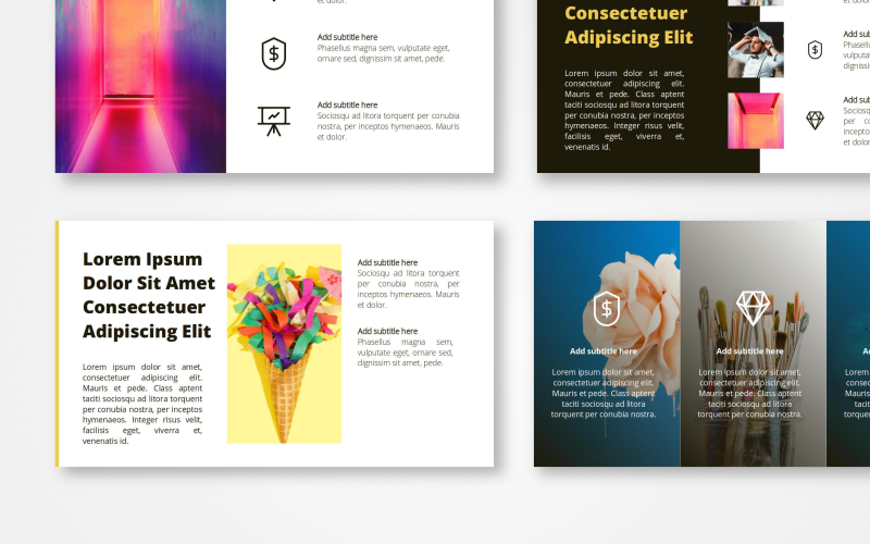 Regina - Creatieve presentatiesjabloon Google Presentaties