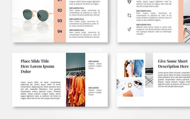 Rianty - Modèle de présentation de mode Google Slides