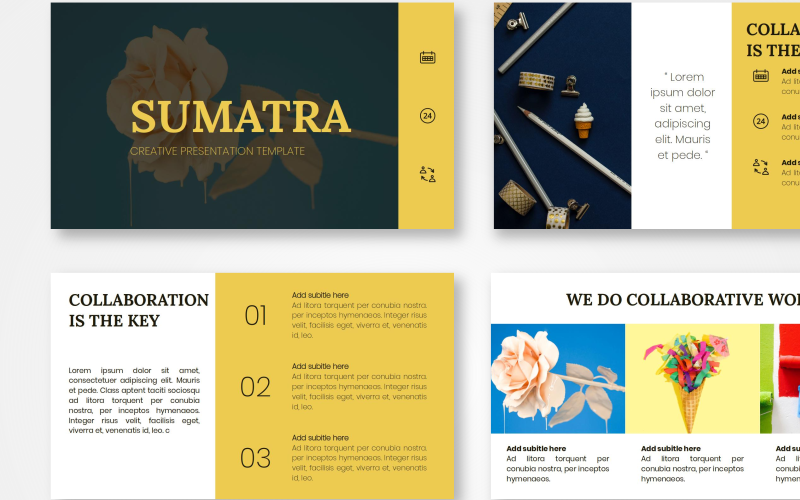 Sumatra - Reklam Şablonu Google Slaytları