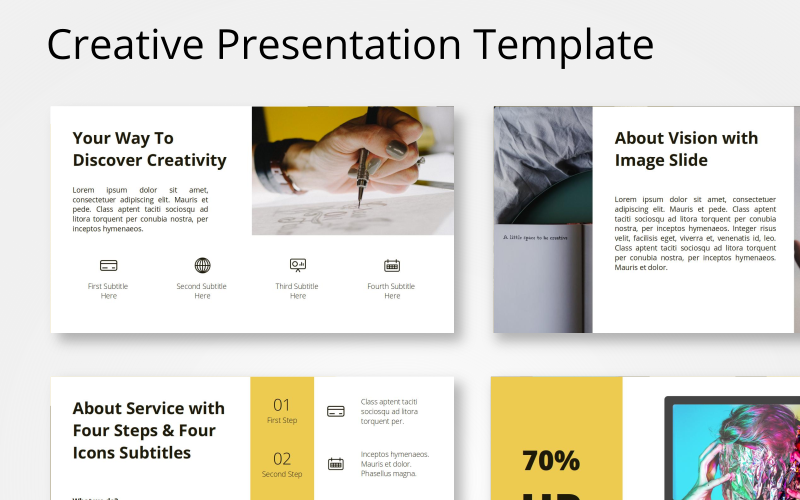 Indah - kreativní PowerPoint šablona