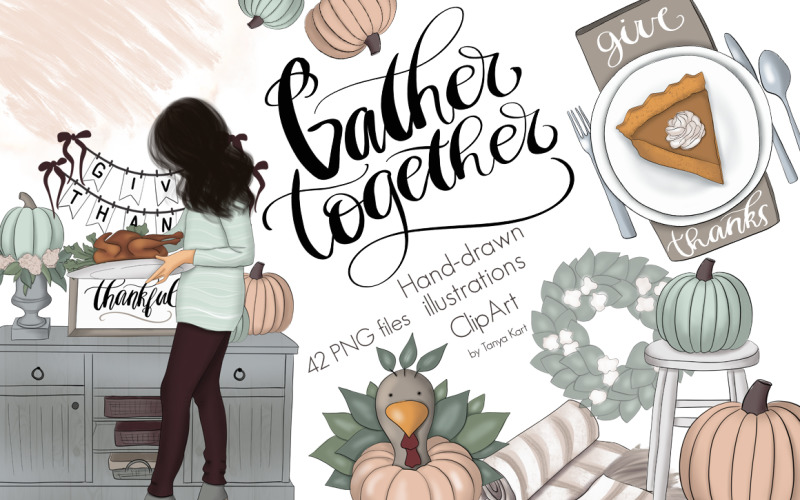 Kit de diseño gráfico Gather Together - Ilustración