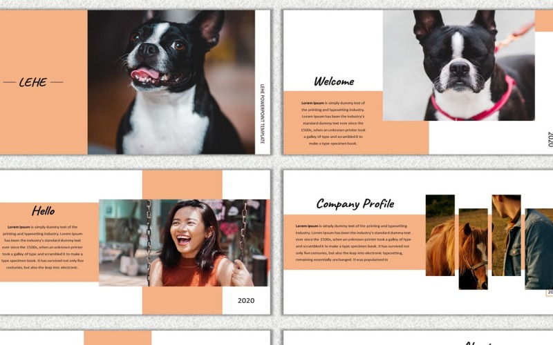 Modèle PowerPoint de LEHE