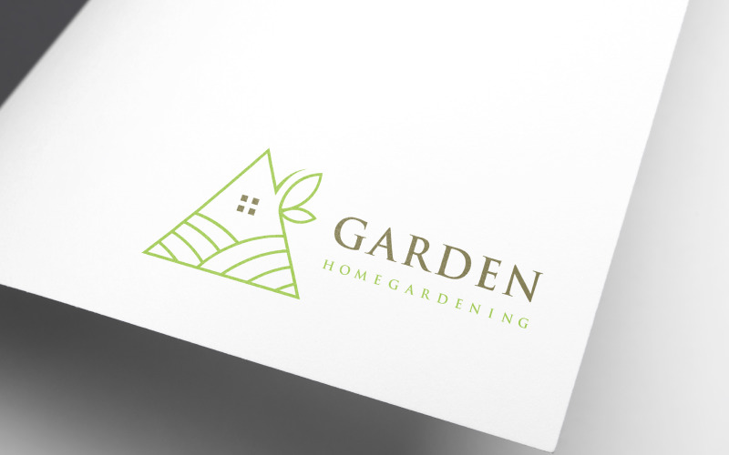 Download Шаблон логотипа "Modern Minimalist Home Gardening - Landscaping Logo Template" / Modern Minimalist Home Gardening - Landscaping Logo Template - Шаблон логотипа на тему графика estate,real,housing,eco,leaf,green,design,logo,landscaping,gardening,home,minimalist,modern,house,isolated,object,art,summer,sign,city,growth,template,creative,nature,vector,symbol,landscape,