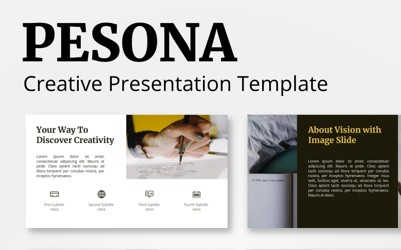 Pesona - Modèle PowerPoint créatif