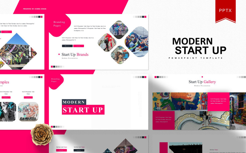 Arranque moderno | Modelo do PowerPoint