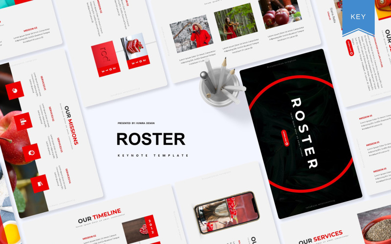 Roster - Modello di Keynote