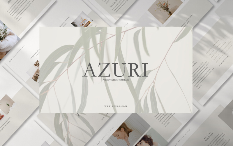 Szablon prezentacji Azuri PowerPoint