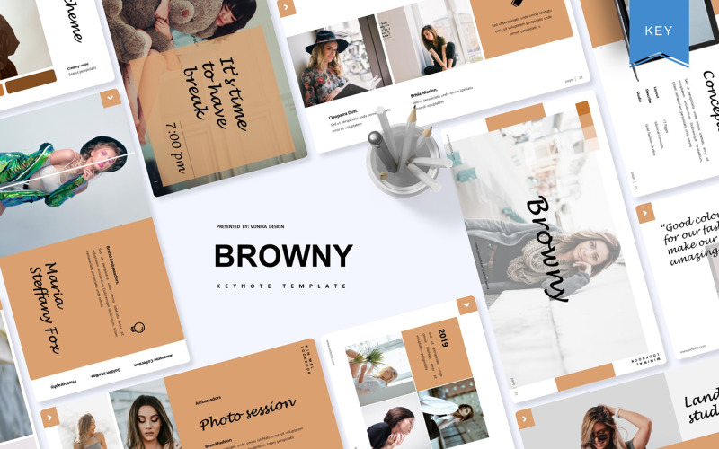 Browny - modello di Keynote