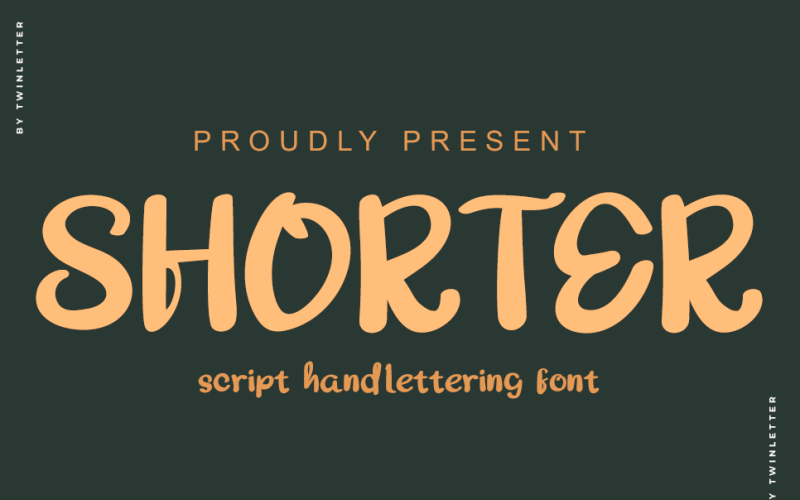 Kürzere Schriftart