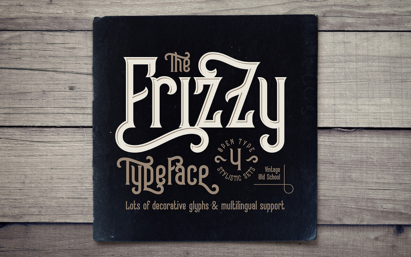 Frizzy Vintage betűtípus