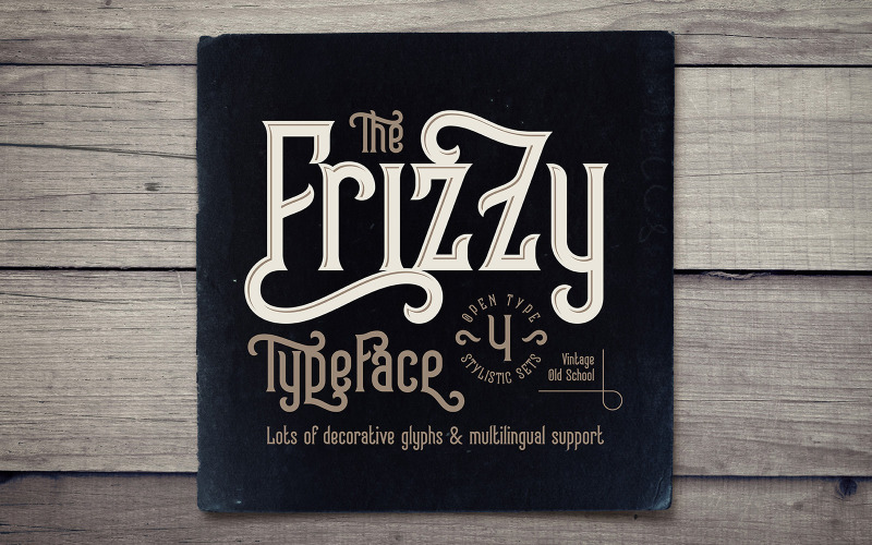 Frizzy Vintage Yazı Tipi