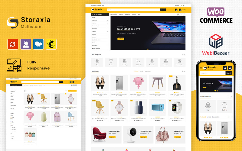 многоцелевая тема woocommerce