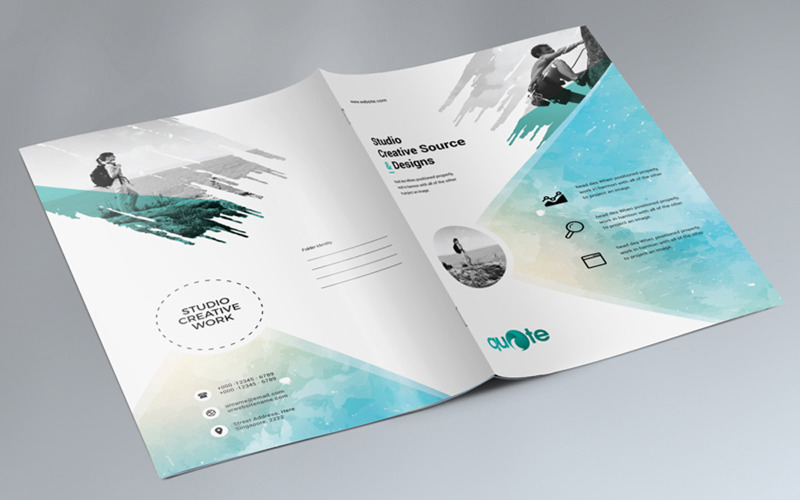 Download Фирменный стиль "Business Presentation - Corporate Identity Template" / Business Presentation - Corporate Identity Template - Фирменный стиль на тему графика creative,template,presentation,folder,corporate,packaging,package,professional,presentation-folder,clean,file,design,stationery,vector,print,inspiration,minimal,colourful