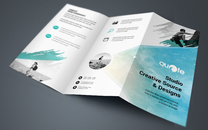 Download Фирменный стиль "Business TriFold Brochure - Corporate Identity Template" / Business TriFold Brochure - Corporate Identity Template - Фирменный стиль на тему графика trifold,brochure,business,design,clean,folded,product,promotion,promote,portfolio,creative,template,concept,layout,cover,company,abstract,publication,busine,ss