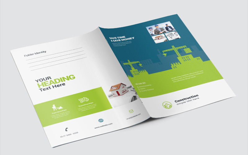 Download Фирменный стиль "Construction Presentation Folder - Corporate Identity Template" / Construction Presentation Folder - Corporate Identity Template - Фирменный стиль на тему графика creative,template,presentation,folder,corporate,packaging,package,professional,presentation-folder,clean,file,design,stationery,vector,print,inspiration,minimal,colourful